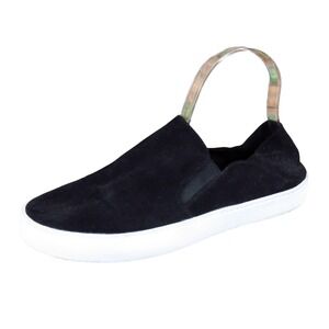 Steve Madden Fayna Women Slip On Sneaker Size 9 Walking Fashion Black Fabric